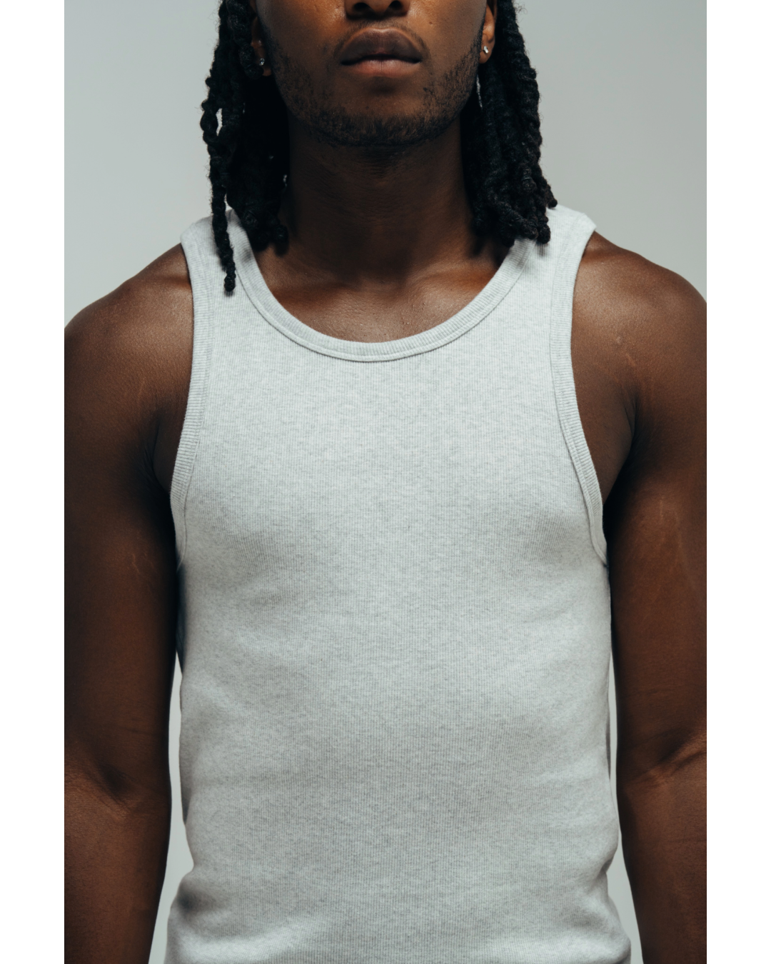 RIBBED TANK - GREY-thumbmail-4